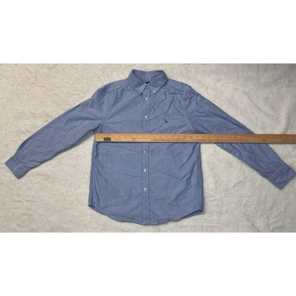 Ralph Lauren boys Size 14-16 Large Button Down Long Sleeve Button Down Shirt